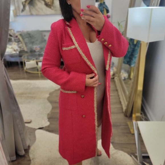 Pink Tweed Jacket - Picture 3 of 4